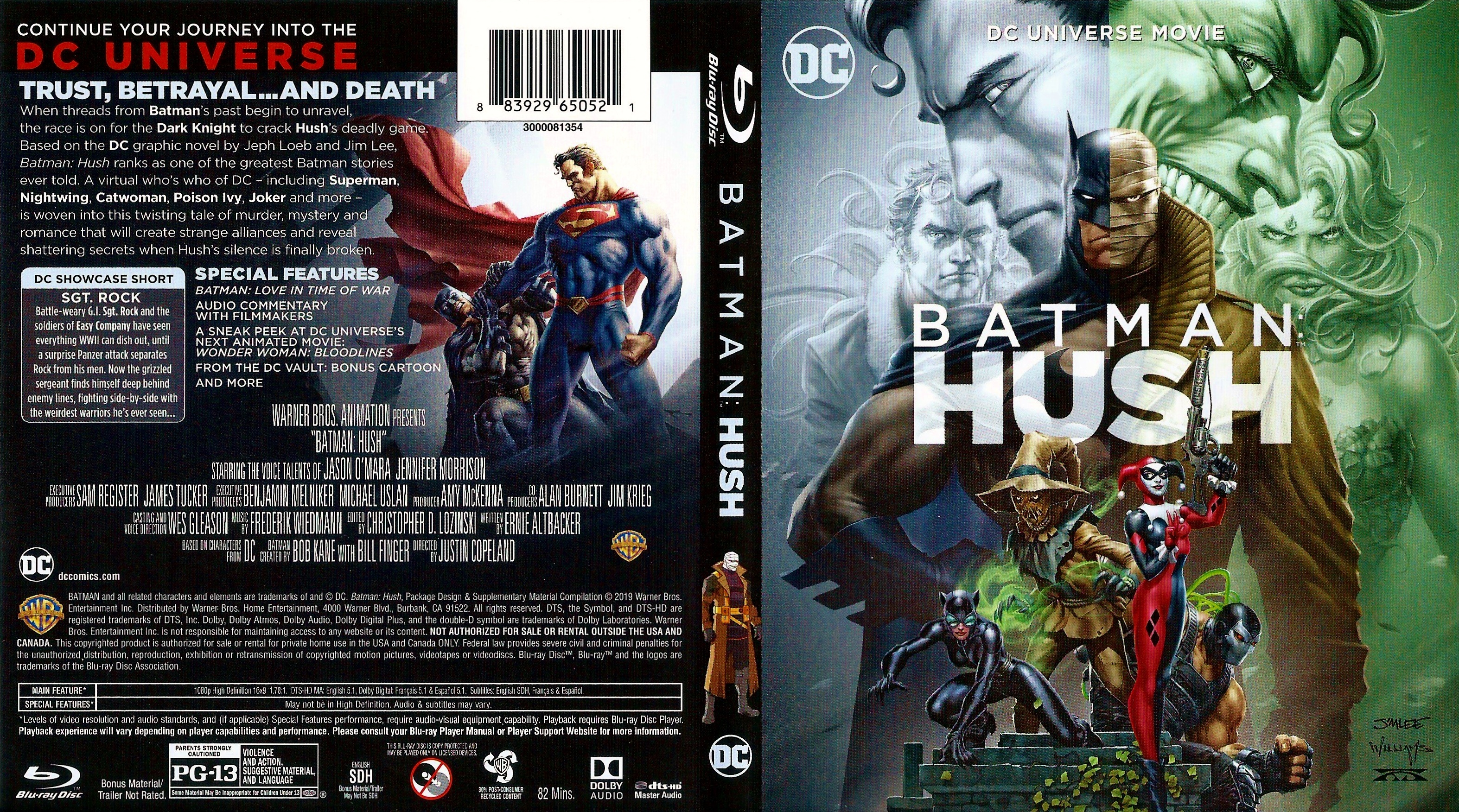 COVERS.BOX.SK ::: Batman:Hush (2019) - high quality DVD ...