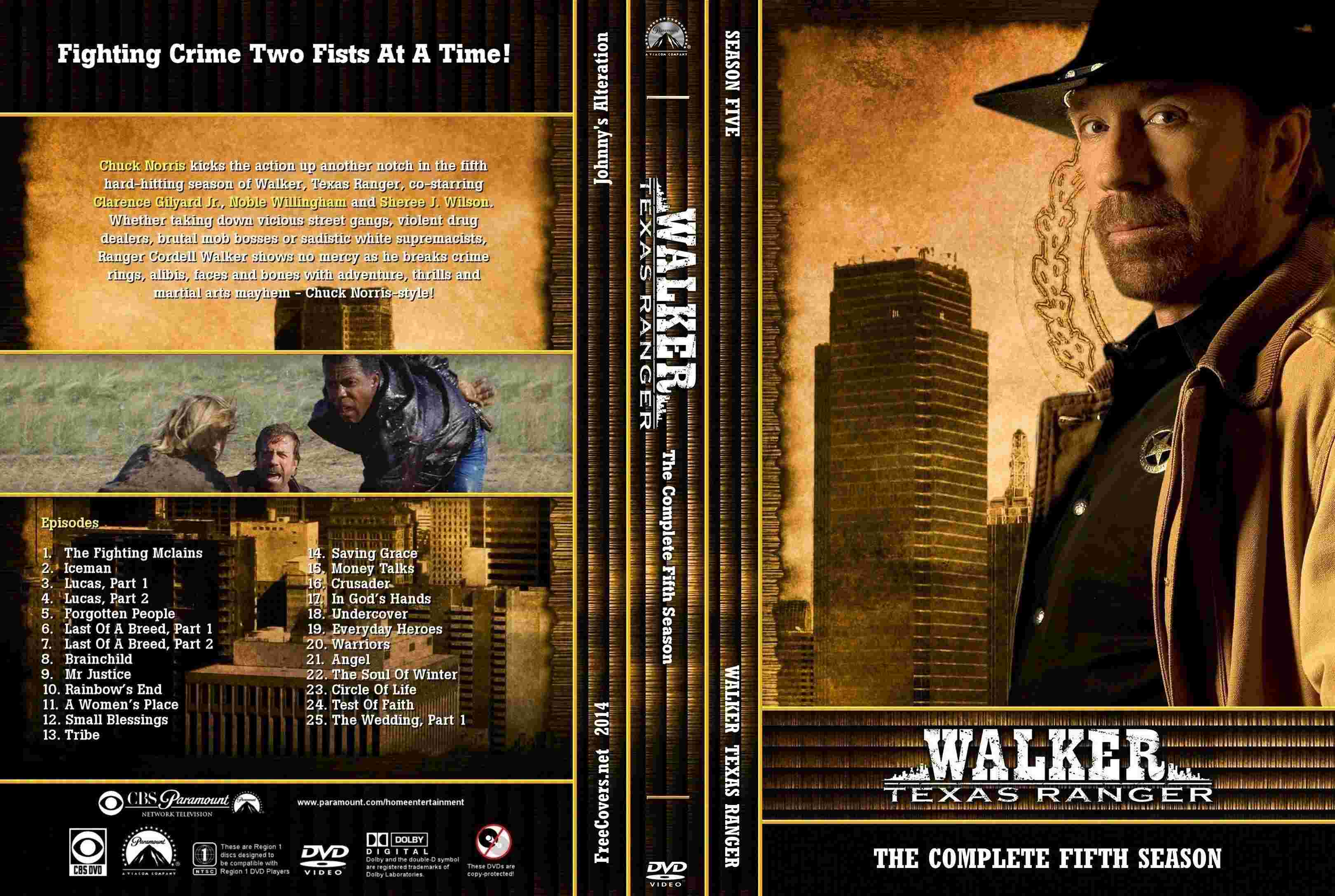 COVERS.BOX.SK Walker Texas Ranger season - quality DVD / Blueray / Movie