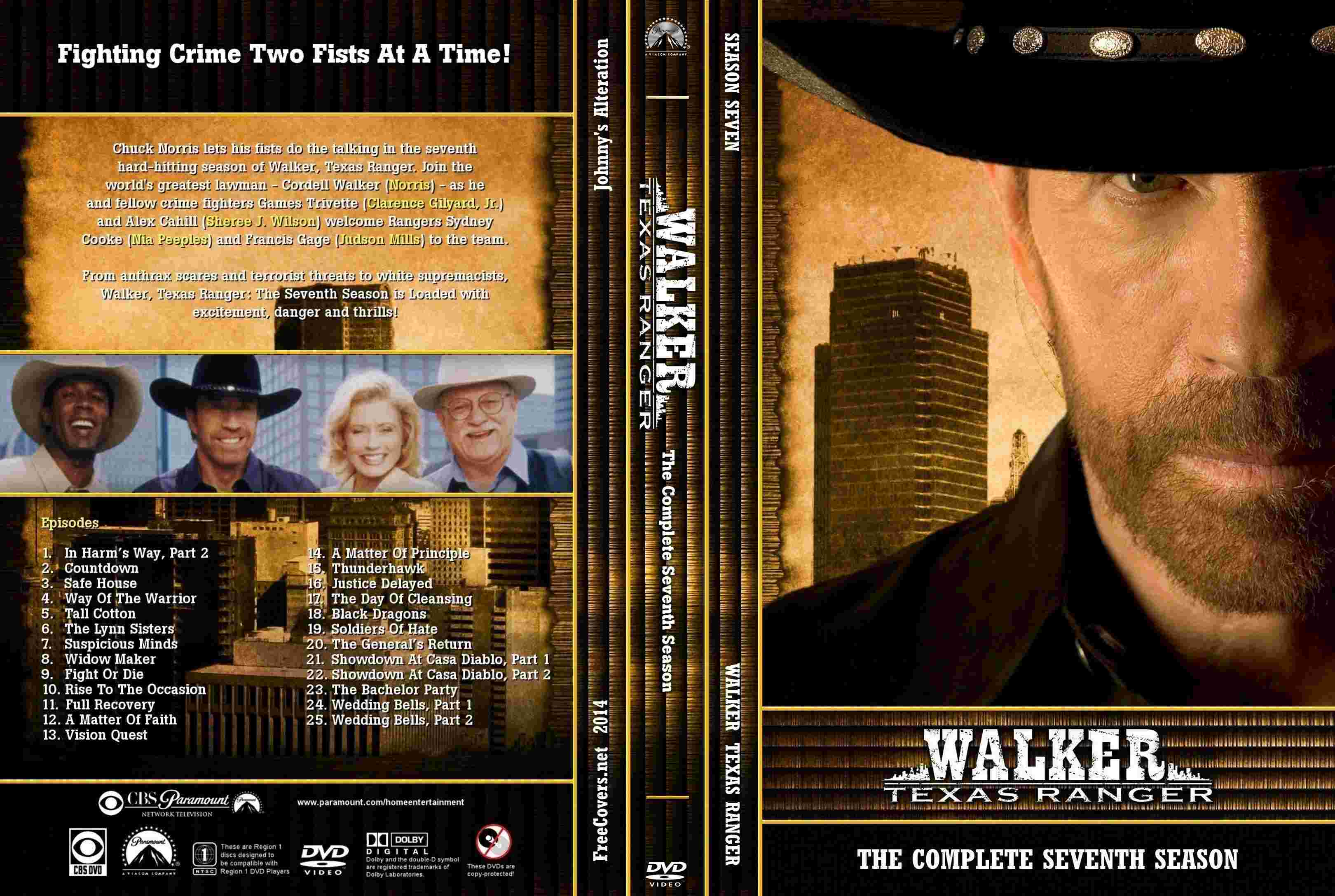 Walker Texas Ranger season 7 - front.