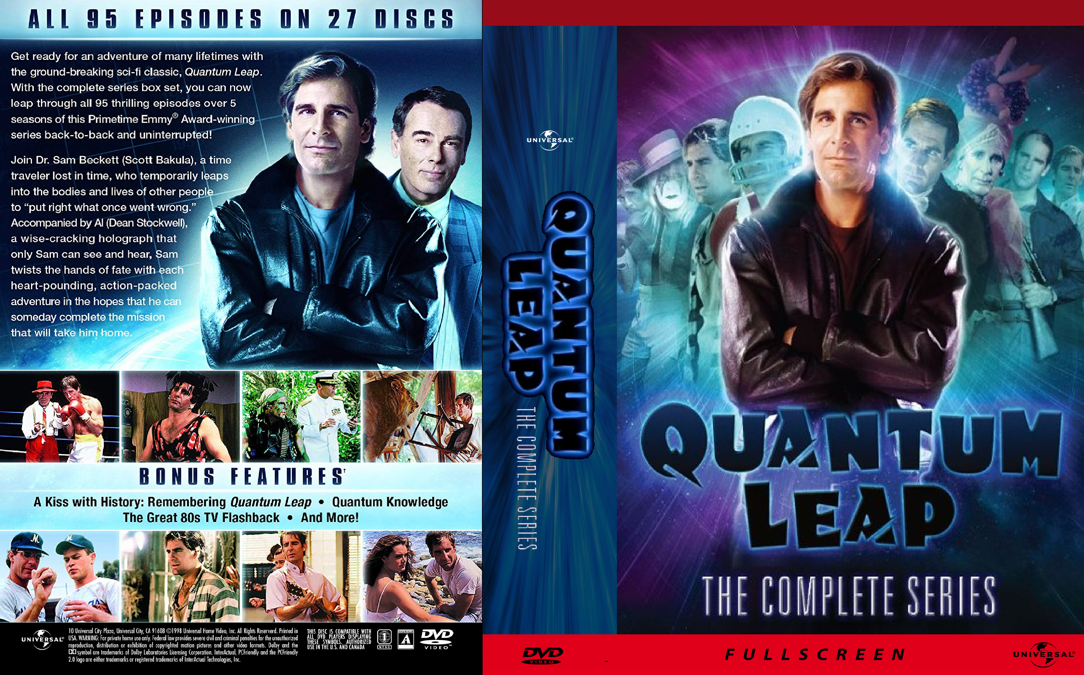 menú documental audiencia COVERS.BOX.SK ::: Quantum Leap The Complete Series (1993) - high quality DVD  / Blueray / Movie