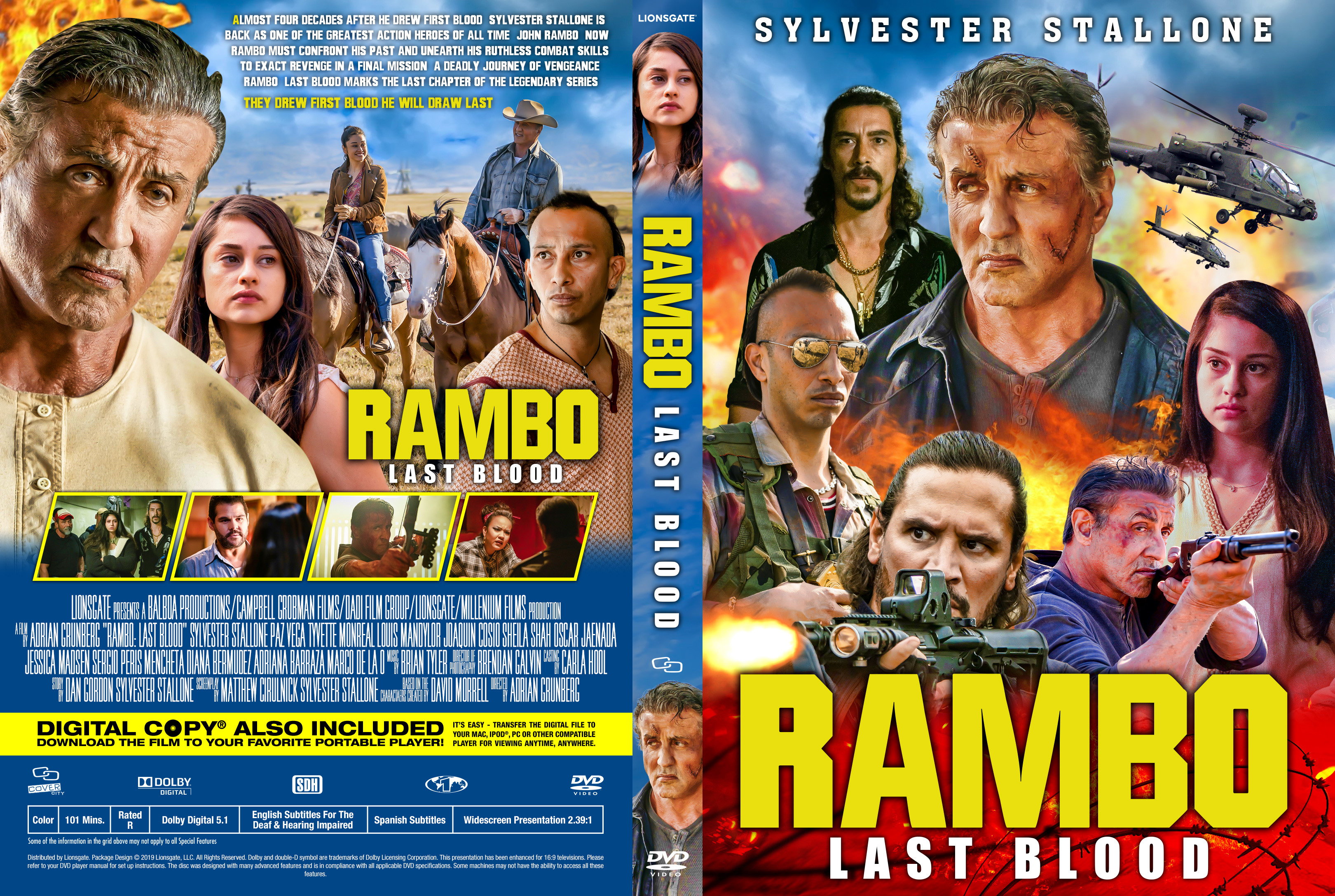 aIDS håndflade ånd COVERS.BOX.SK ::: Rambo last blood - high quality DVD / Blueray / Movie