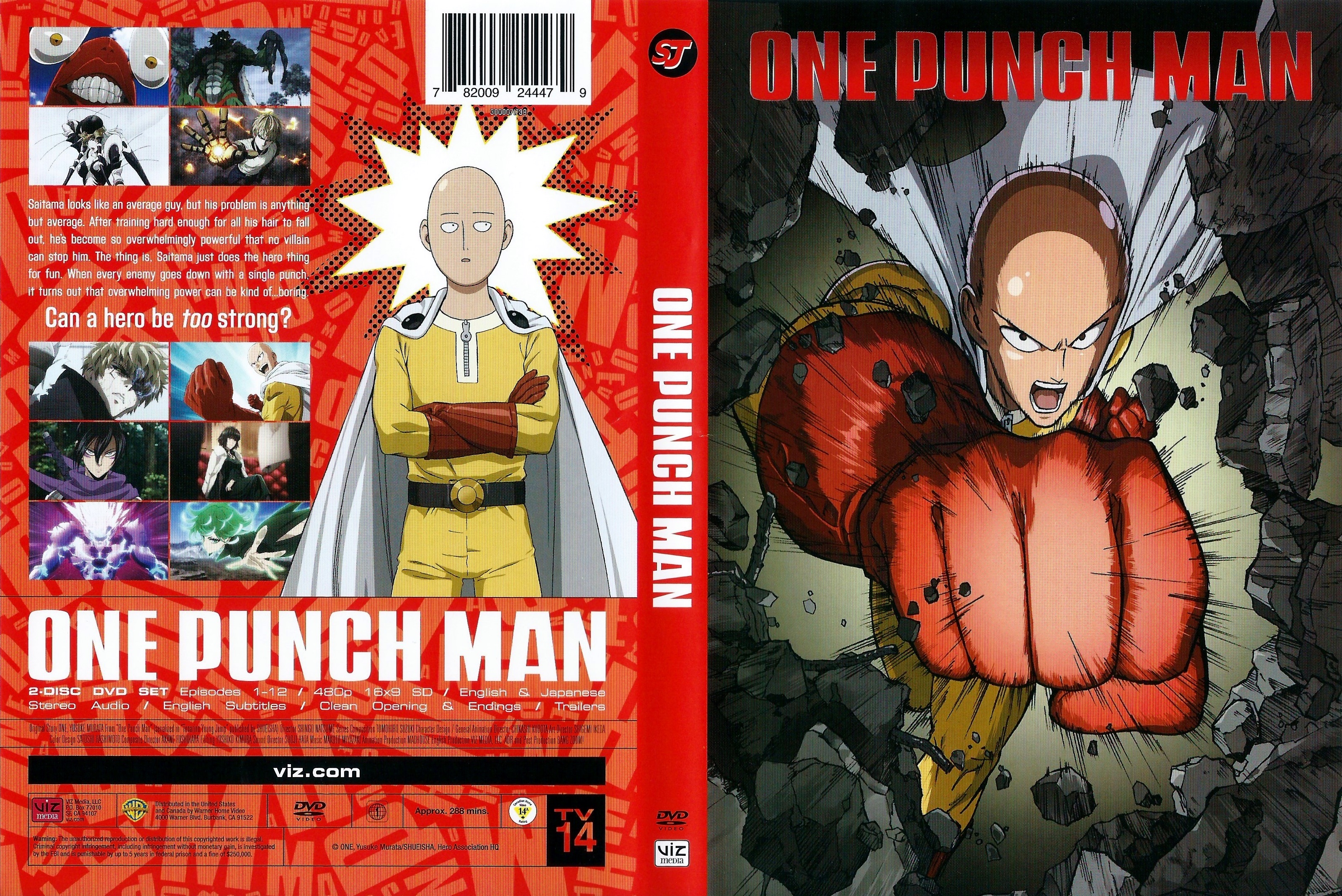 Covers Box Sk One Punch Man 2015 High Quality Dvd Blueray Movie