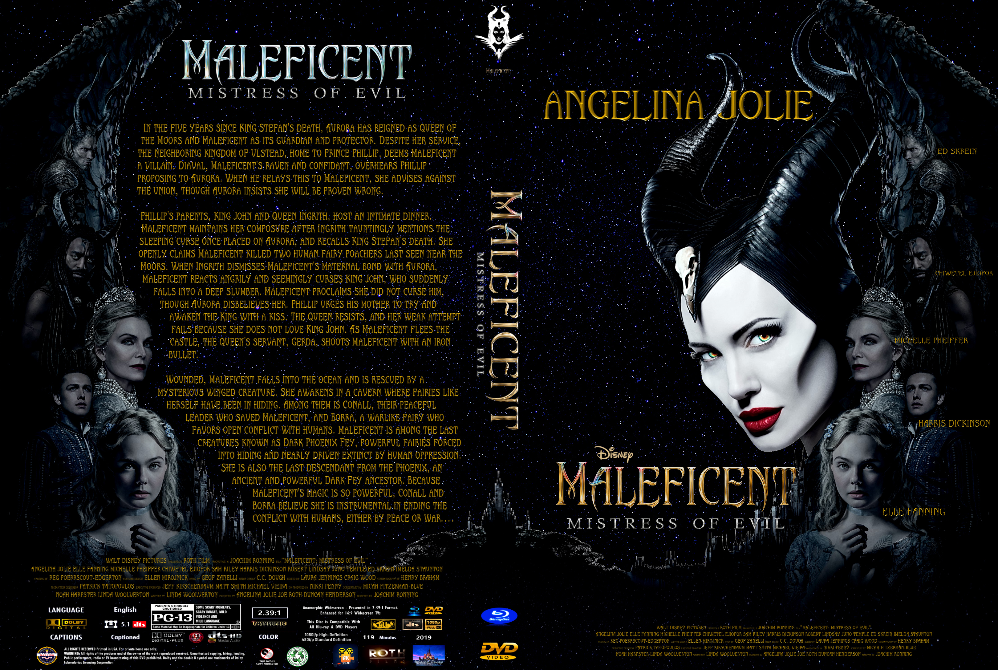 Covers Box Sk Maleficent Mistress Of Evil 19 High Quality Dvd Blueray Movie