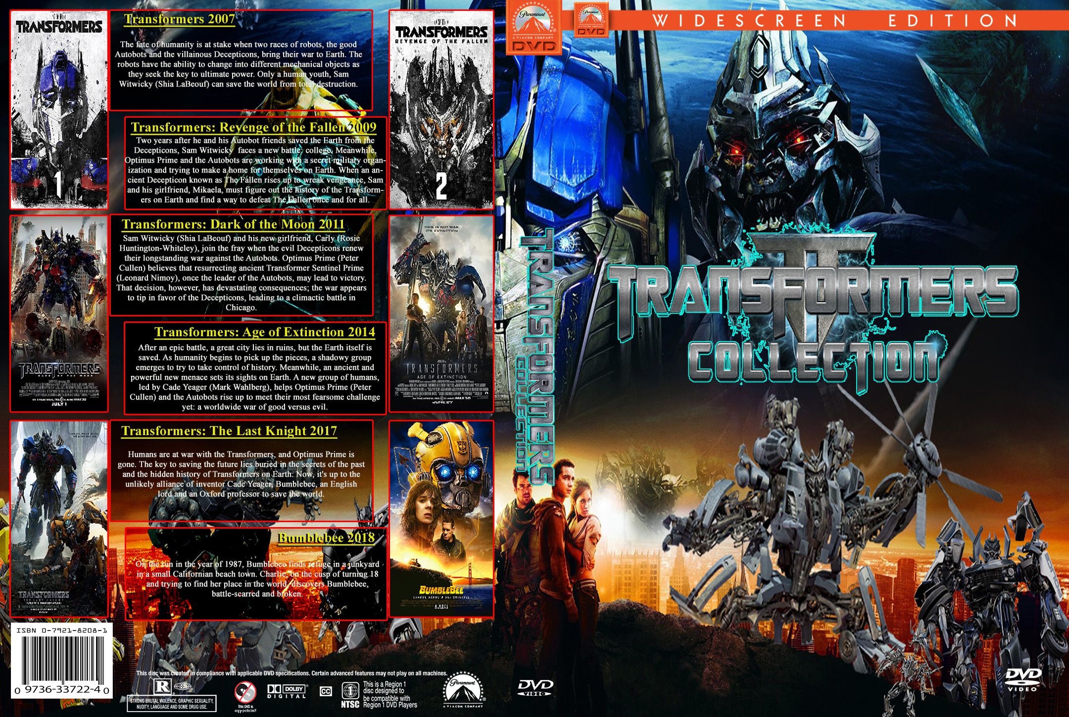 COVERS.BOX.SK ::: Transformers Collection (2007-18) - high quality 