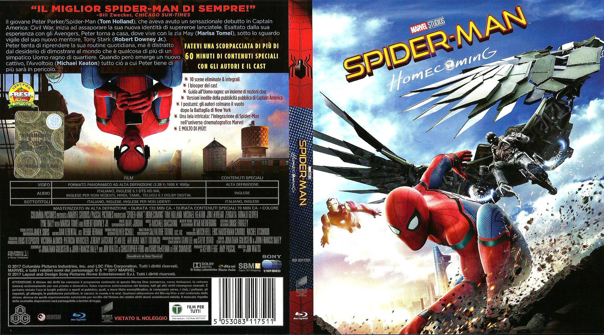 Spider-Man Homecoming (2017) - front.