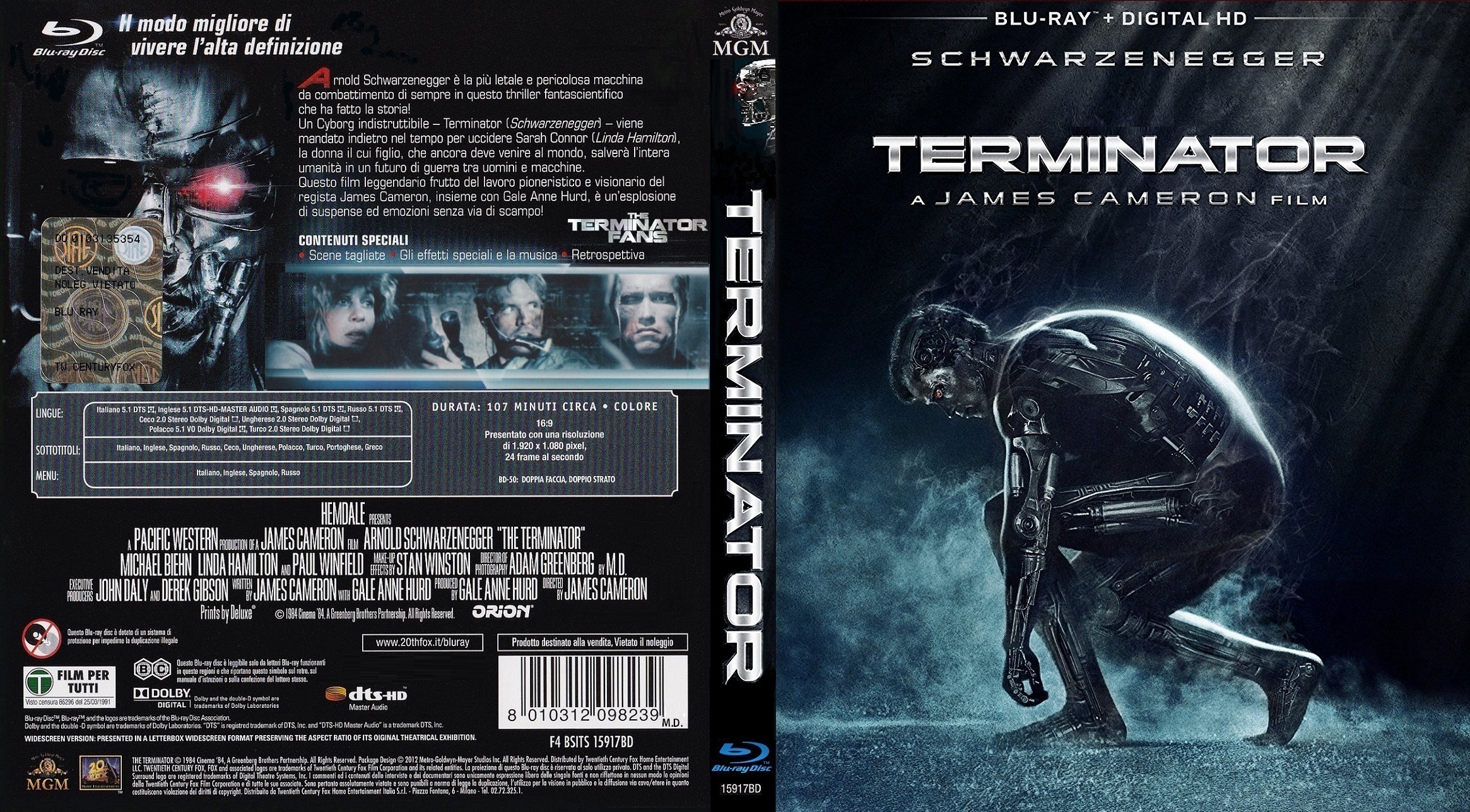 modo reserva Siempre COVERS.BOX.SK ::: Terminator (1984) - high quality DVD / Blueray / Movie