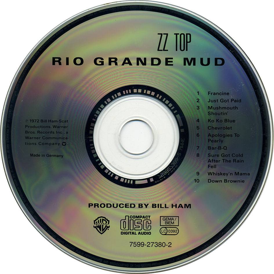 ZZ Top - Rio Grande Mud (1972) - cd 