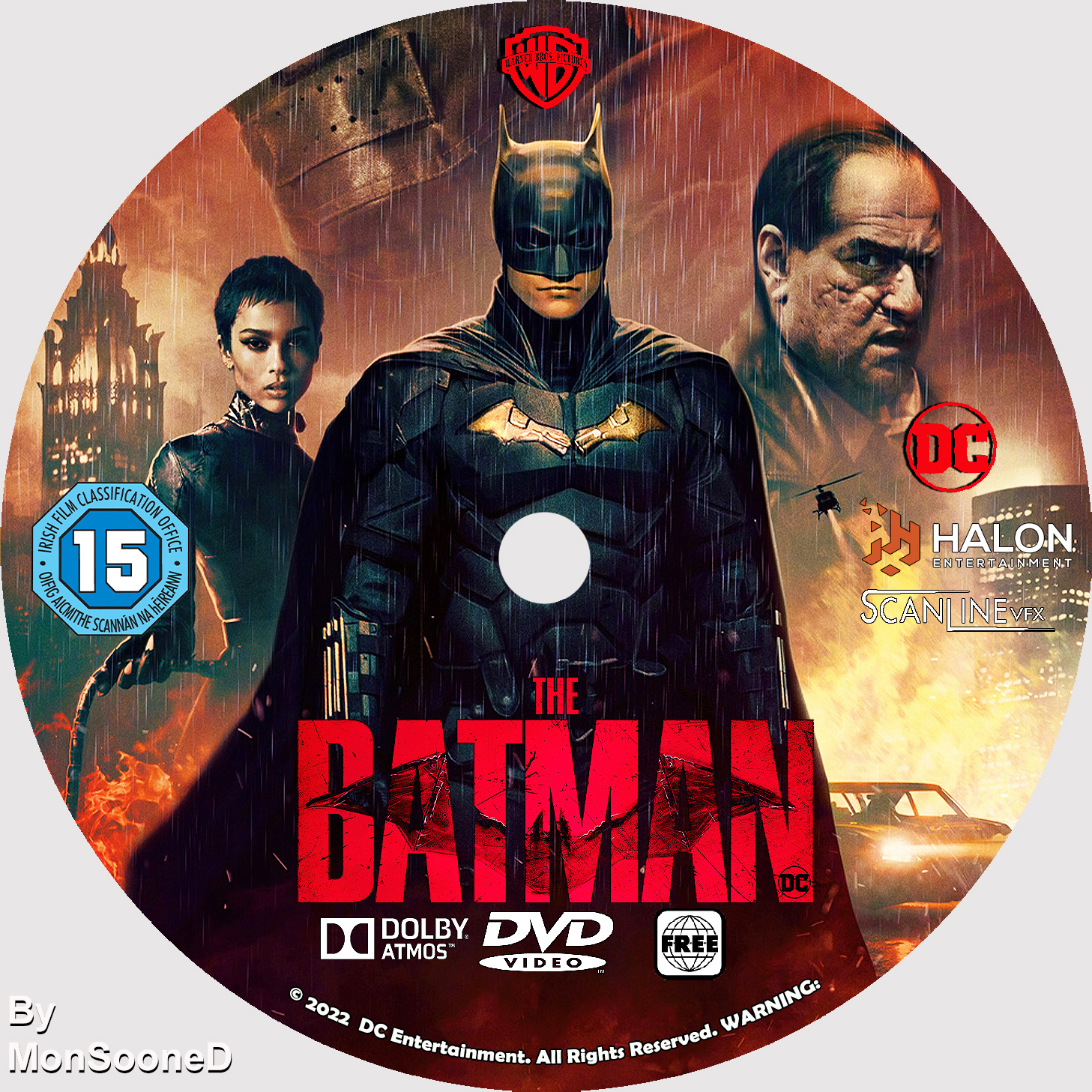  ::: the batman 2022 dvd disc msd - high quality DVD / Blueray  / Movie