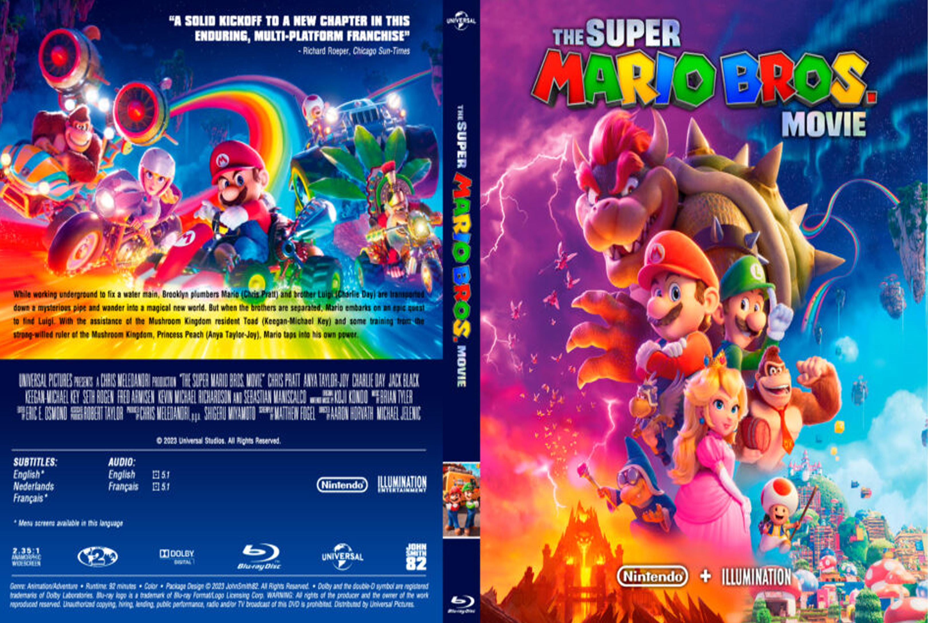 Super Mario Bros O Filme DVD 2023