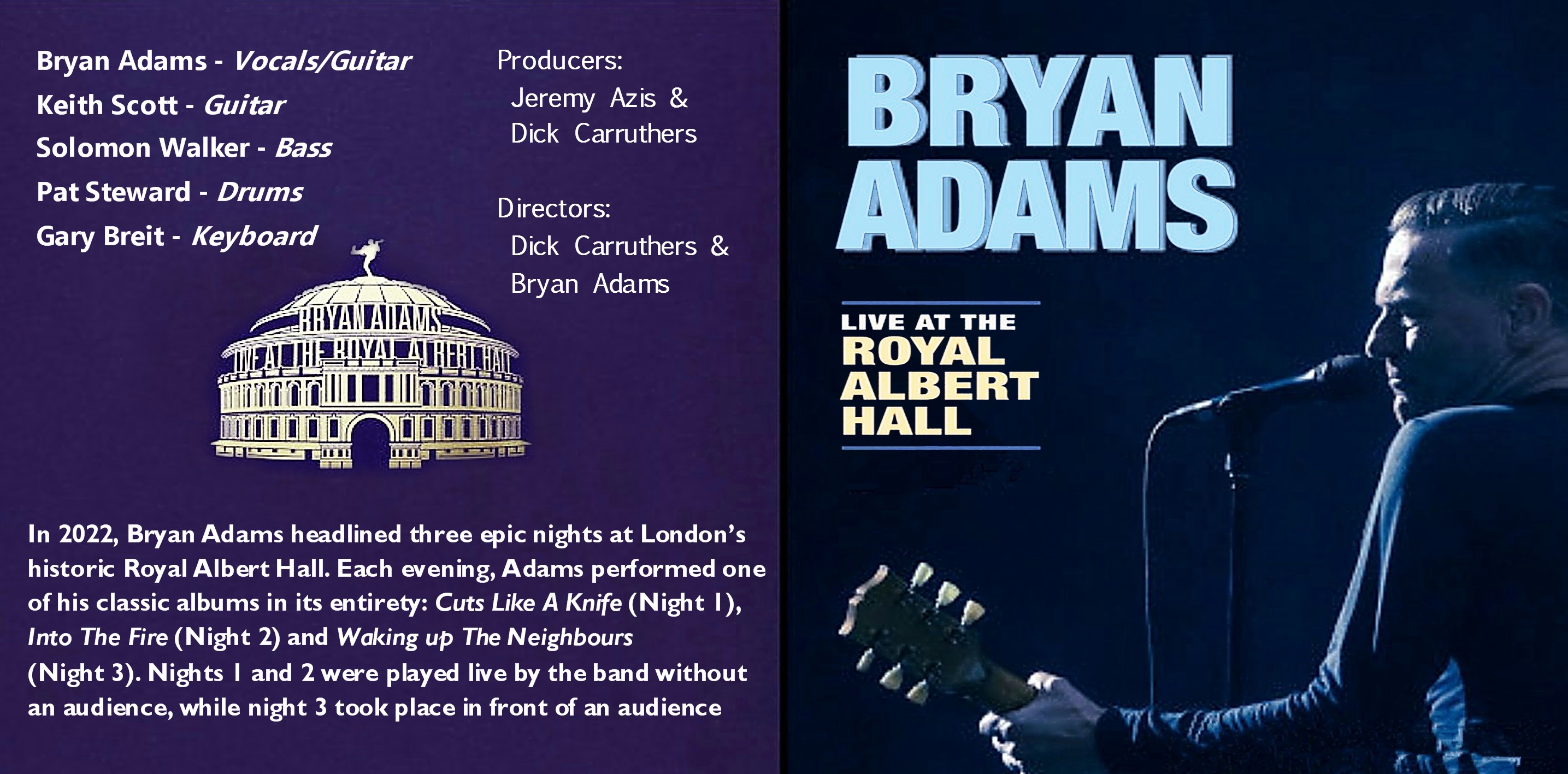 COVERS.BOX.SK ::: Bryan Adams - Live At The Royal Albert Hall