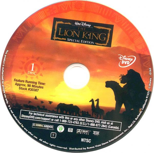 COVERS.BOX.SK ::: The Lion King - high quality DVD / Blueray / Movie