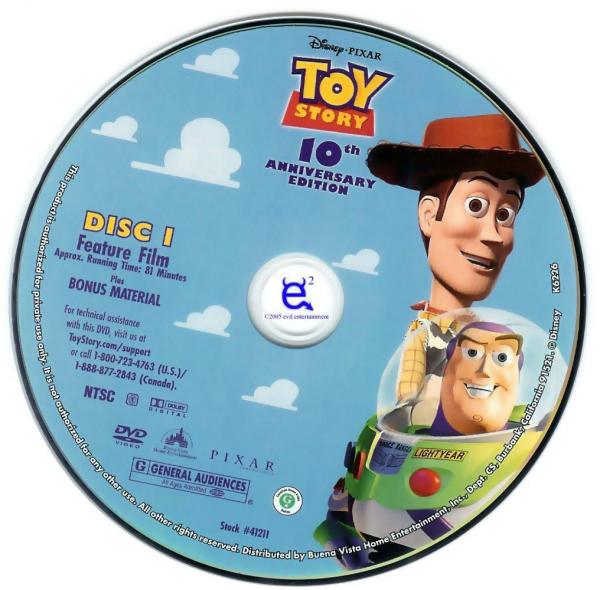 COVERS.BOX.SK ::: Toy Story 10th Anniversary Edition Disc 1 - high ...