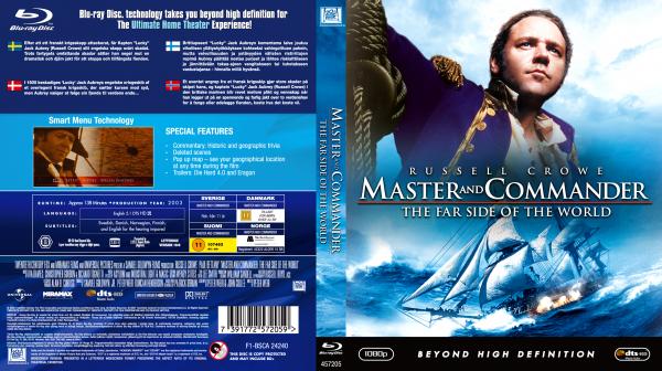 COVERS.BOX.SK ::: Master And Commander (Nordic Blu-Ray) - 2003 - high ...