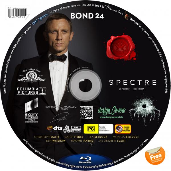 COVERS.BOX.SK ::: Spectre (2015) Blu-ray/3D/4K & DVD + Wallpaper - high ...